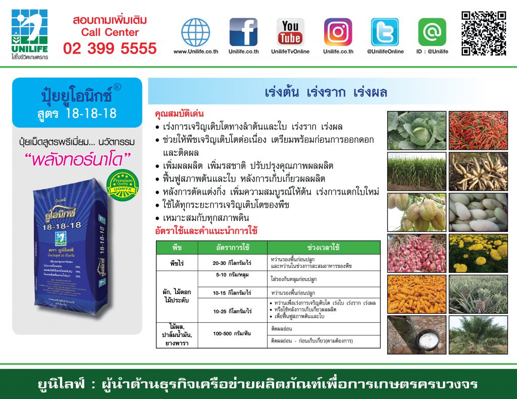 ปุ๋ยยูโอนิกซ์3