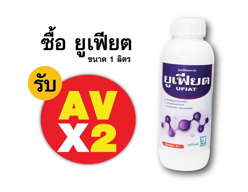 PRO.ซื้อยูเฟียต(1 ลิตร) AV คูณ 2