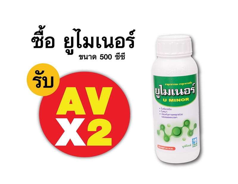 PRO.ซื้อยูไมเนอร์(500 ซีซี) AV คูณ 2